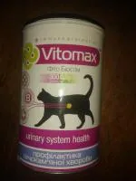 Вітомакс для котів проти сечокамяної хвороби №300
